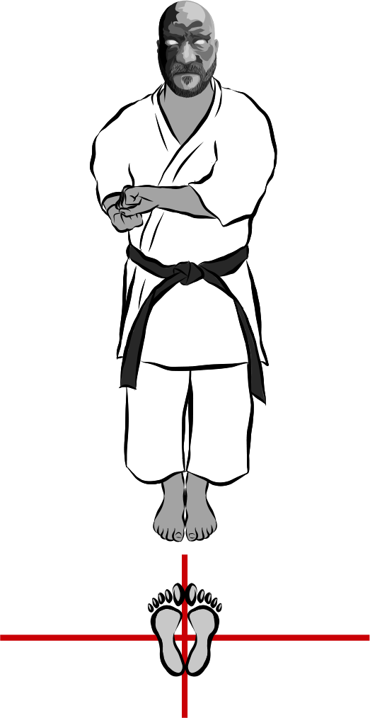 Heisoku dachi (Feet together stance)